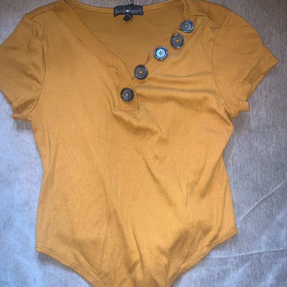 Burnt orange bodysuit